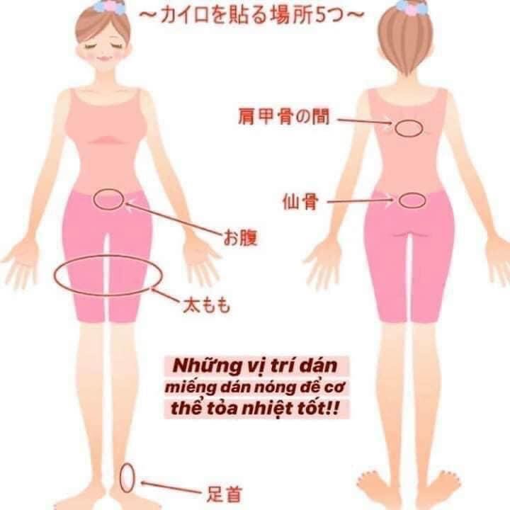 (HÀNG CHÍNH HÃNG)Miếng dán giữ nhiệt Iris 16 tiếng nội địa Nhật Bản