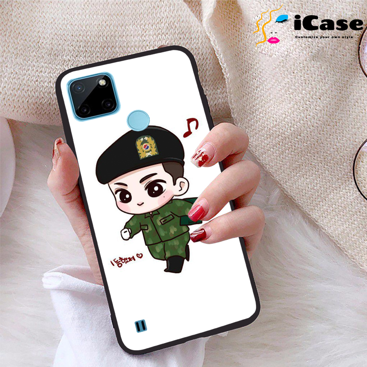 Ốp lưng Realme C21Y viền dẻo TPU BST Chibi