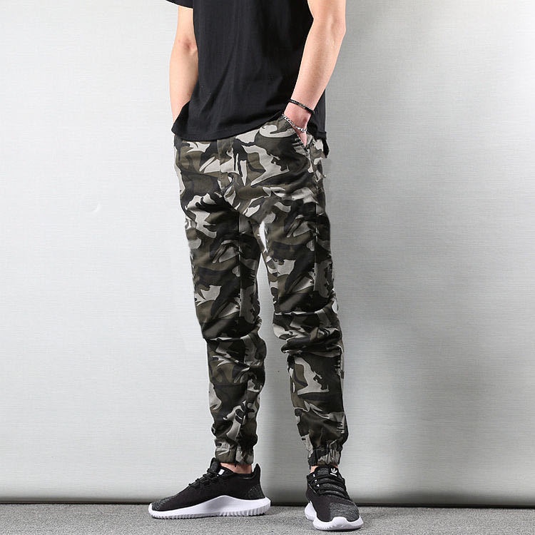 Quần jogger kaki rằn ri - lính nam