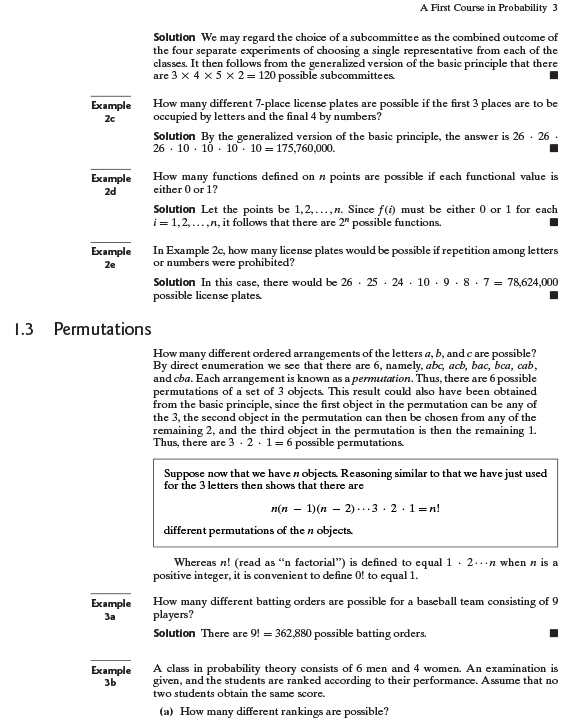 A First Course in Probability