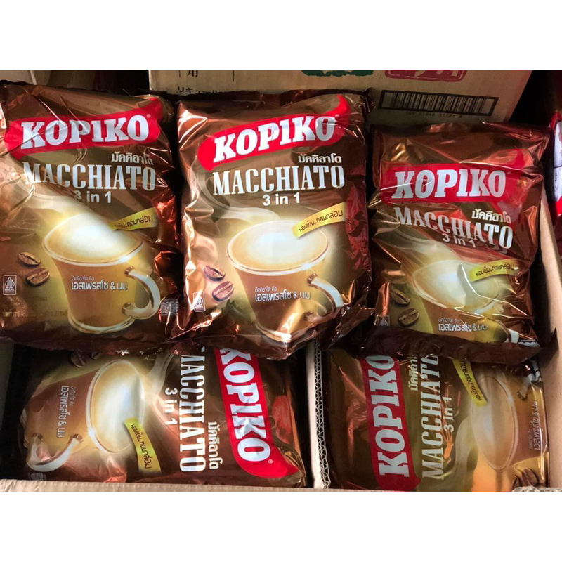 Cà phê hòa tan Kopiko Macchiato 480g (20 gói x 24g/gói)