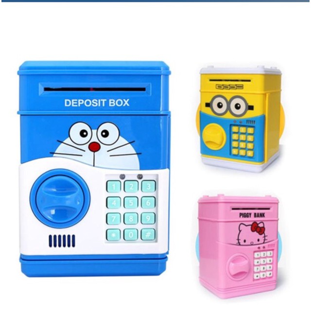 Két sắt mini tiết kiệm tiền cho bé bảo mật bằng mã số hiện đại an toàn