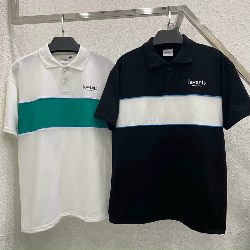 Áo thun Polo áo cổ trụ chất  cotton nam nữ from rộng   Unisex