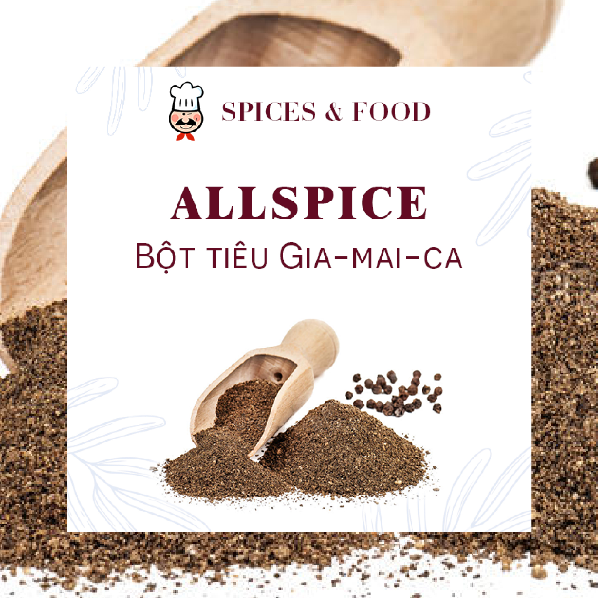 [Hũ 120ml] Allspice Powder - Bột tiêu Jamaica