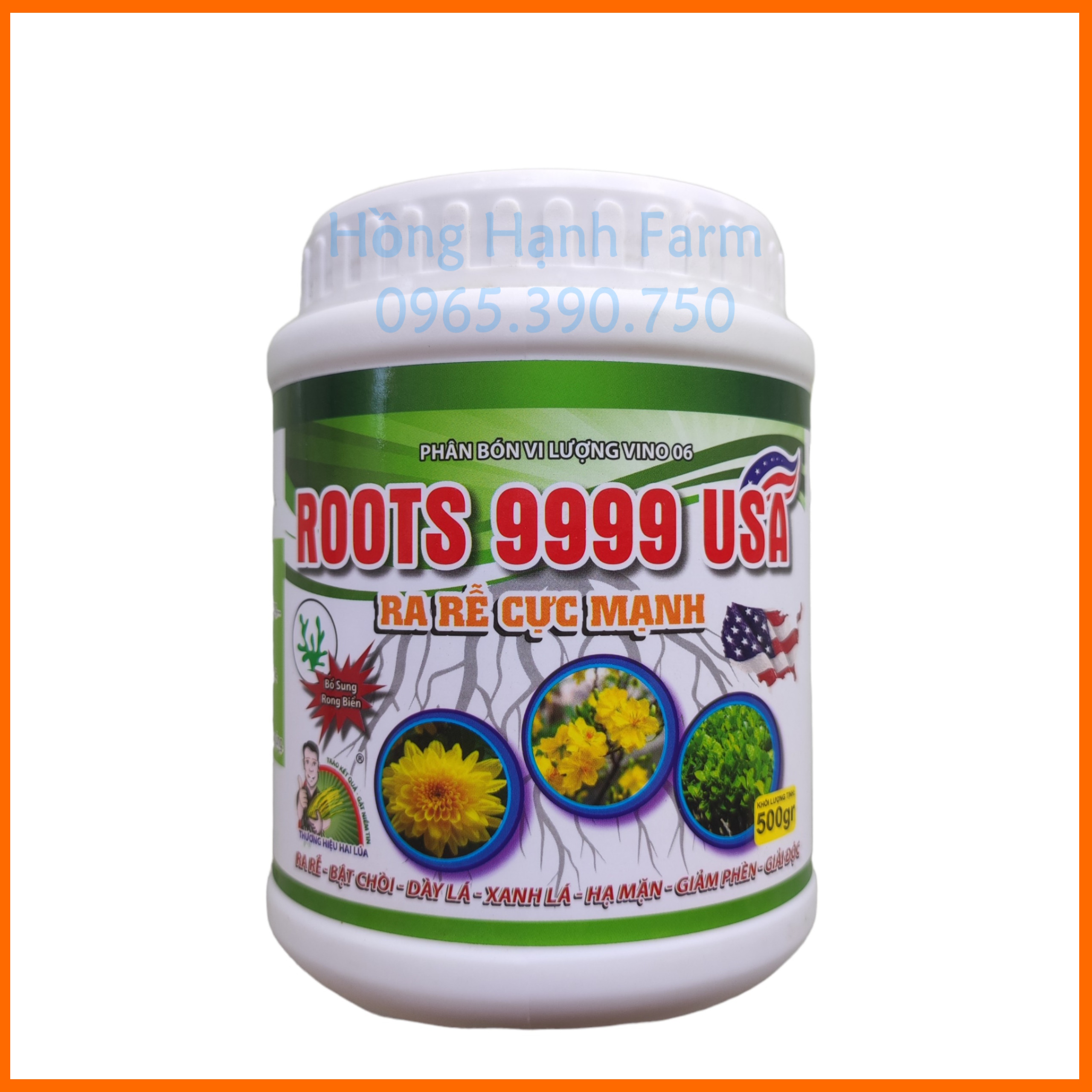 Ra rễ cực mạnh roots usa - phân bón kích ra rễ u.s.a bổ sung fulvic, rong biển, naa