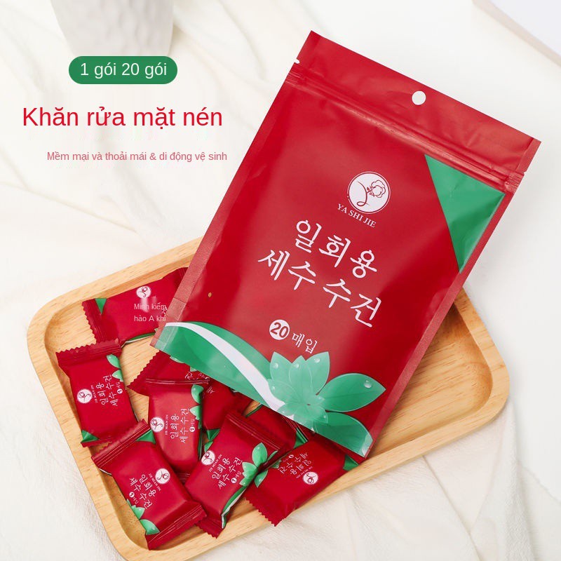 20 Viên Khăn Mặt Nén Đa Năng Vuông