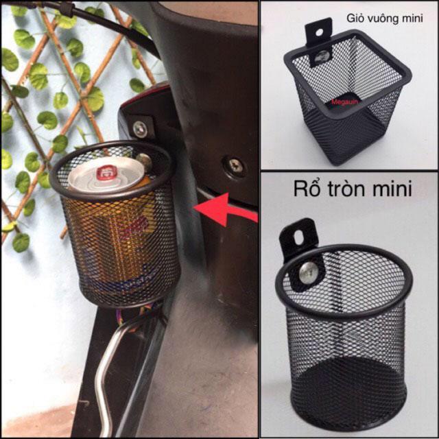 Rổ đựng đồ gắn các loại xe máy