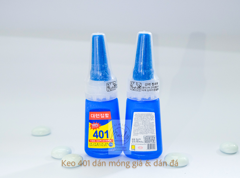 Keo 401 dán móng, dán charm (Chai)