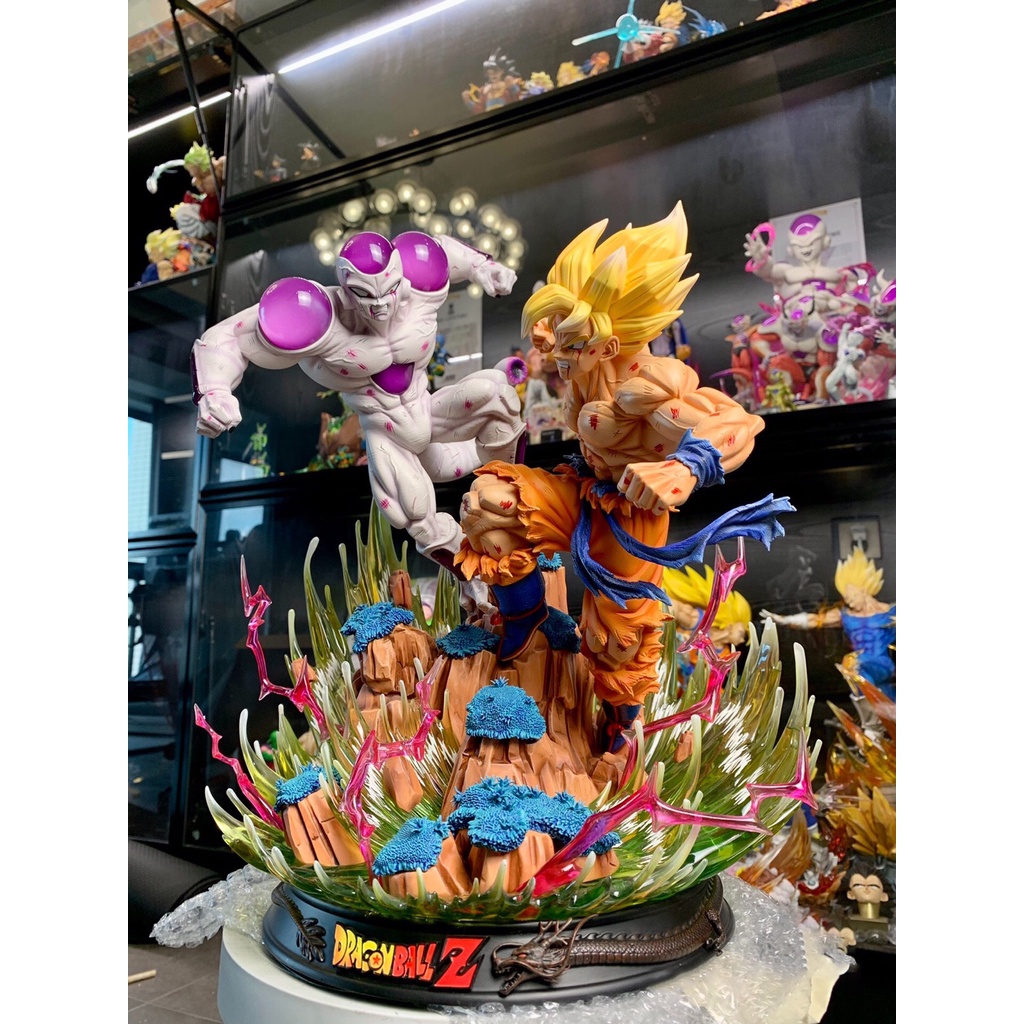 Mô hình luffy songoku vs frieza - mô hình dragonball