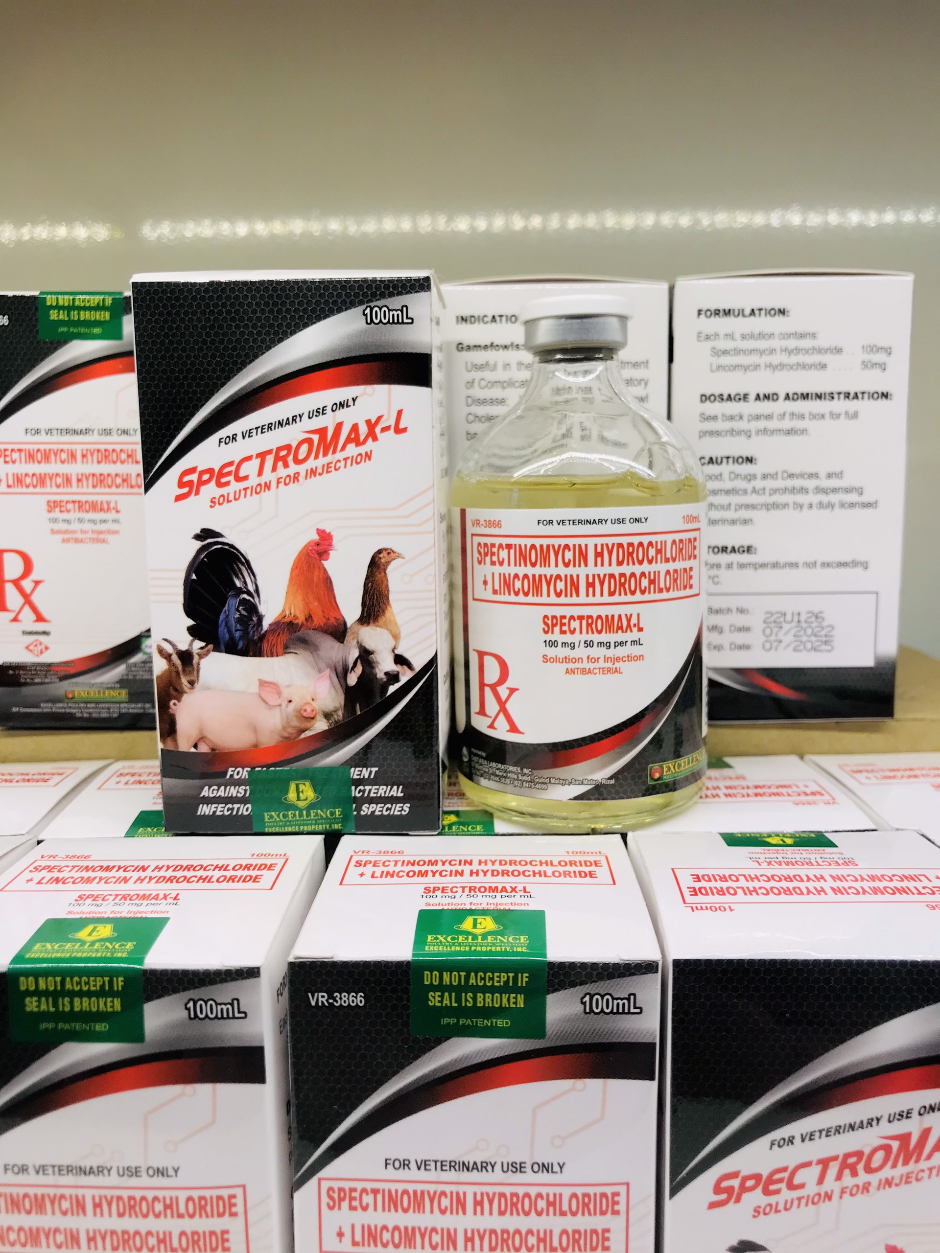 SPECTROMAX L - Kháng sinh phổ rộng cao cấp cho gà chai 100ml L spec