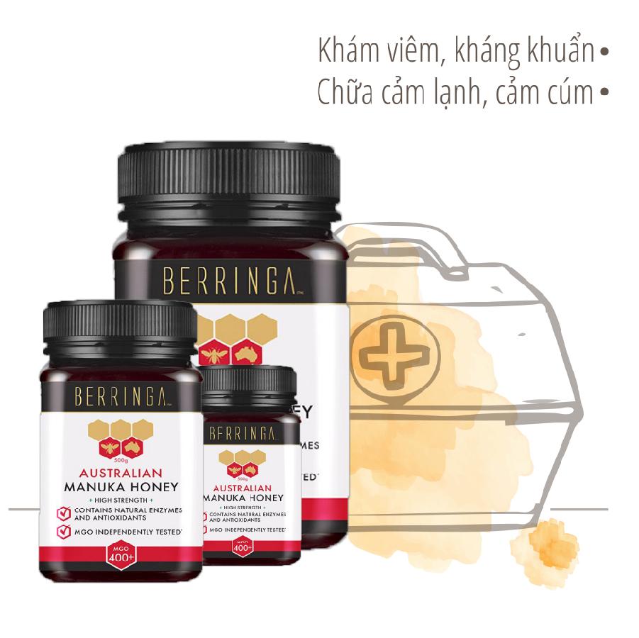 Mật ong BERRINGA Manuka 500g MGO 400+