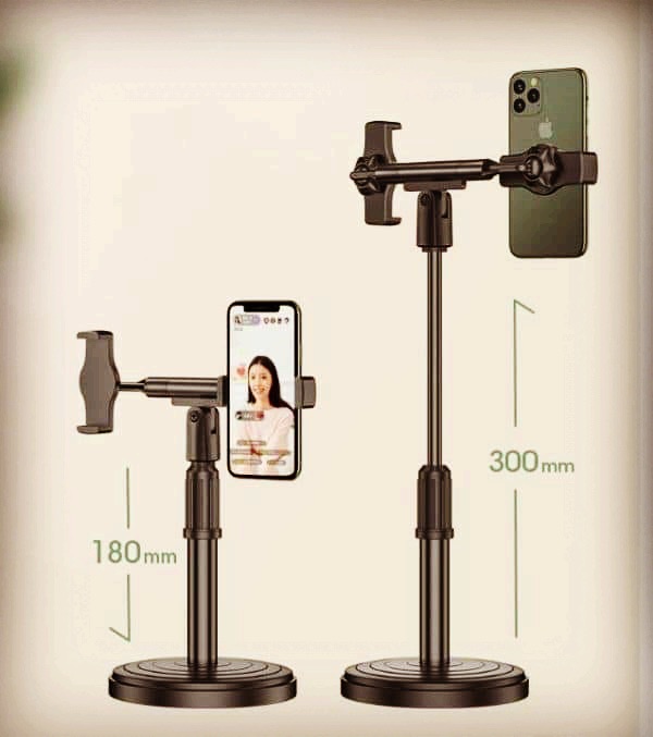 Chân kẹp 2 điện thoại live stream