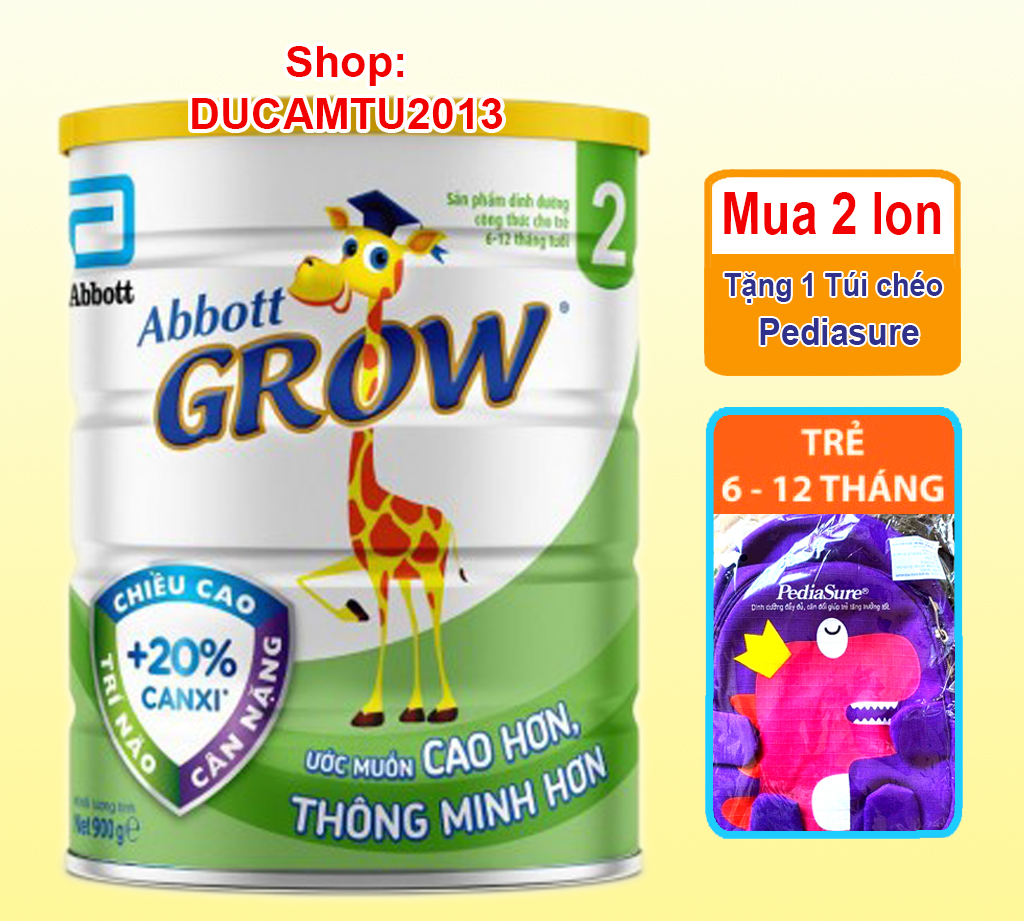Sữa bột Abbott Grow 2 900g HSD 2026