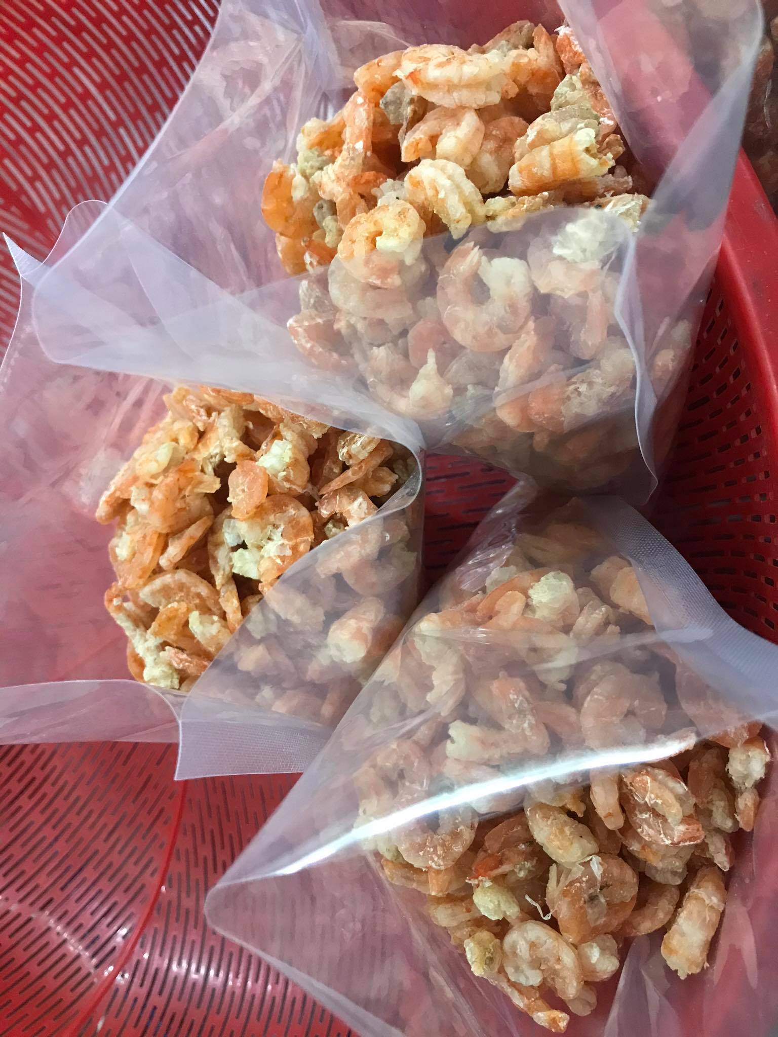 500gr tôm khô ngon ngọt (lột vỏ rồi phơi)