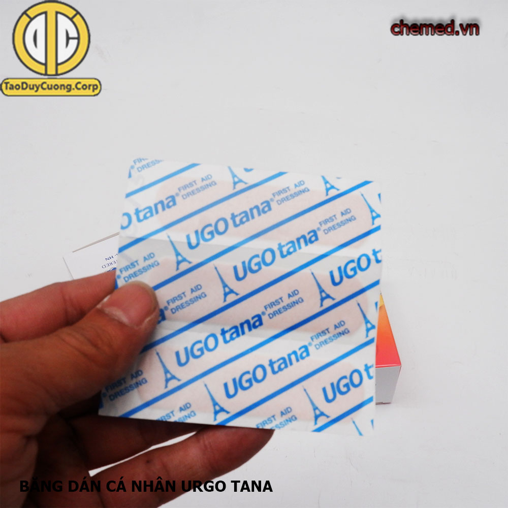 Băng dán cá nhan Urgo Tana {hộp 100 miếng + 2 }