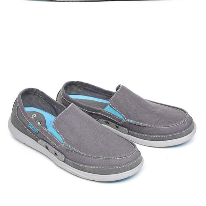♨﹍✕ CROCS Giày Lười Vải canvas Thời Trang Dành Cho Nam [14392]