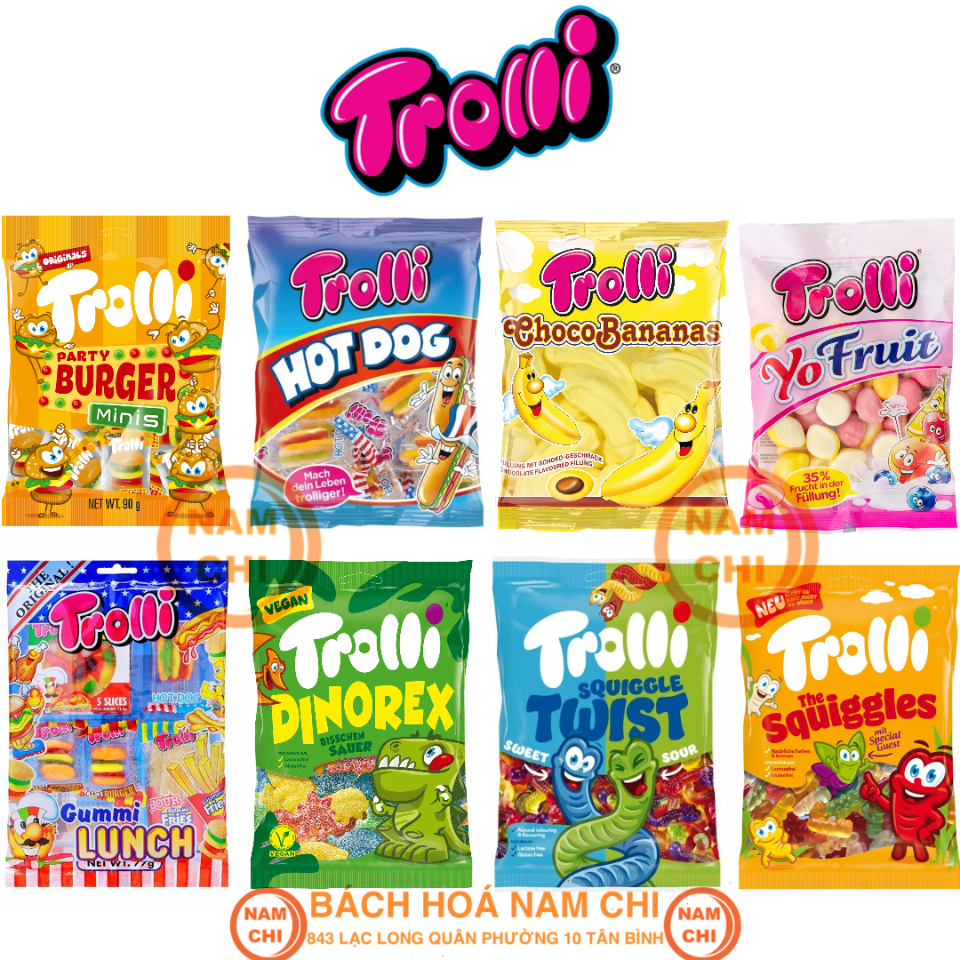 [TỔNG HỢP] Các Loại Kẹo Dẻo TROLLI Gói - Đức