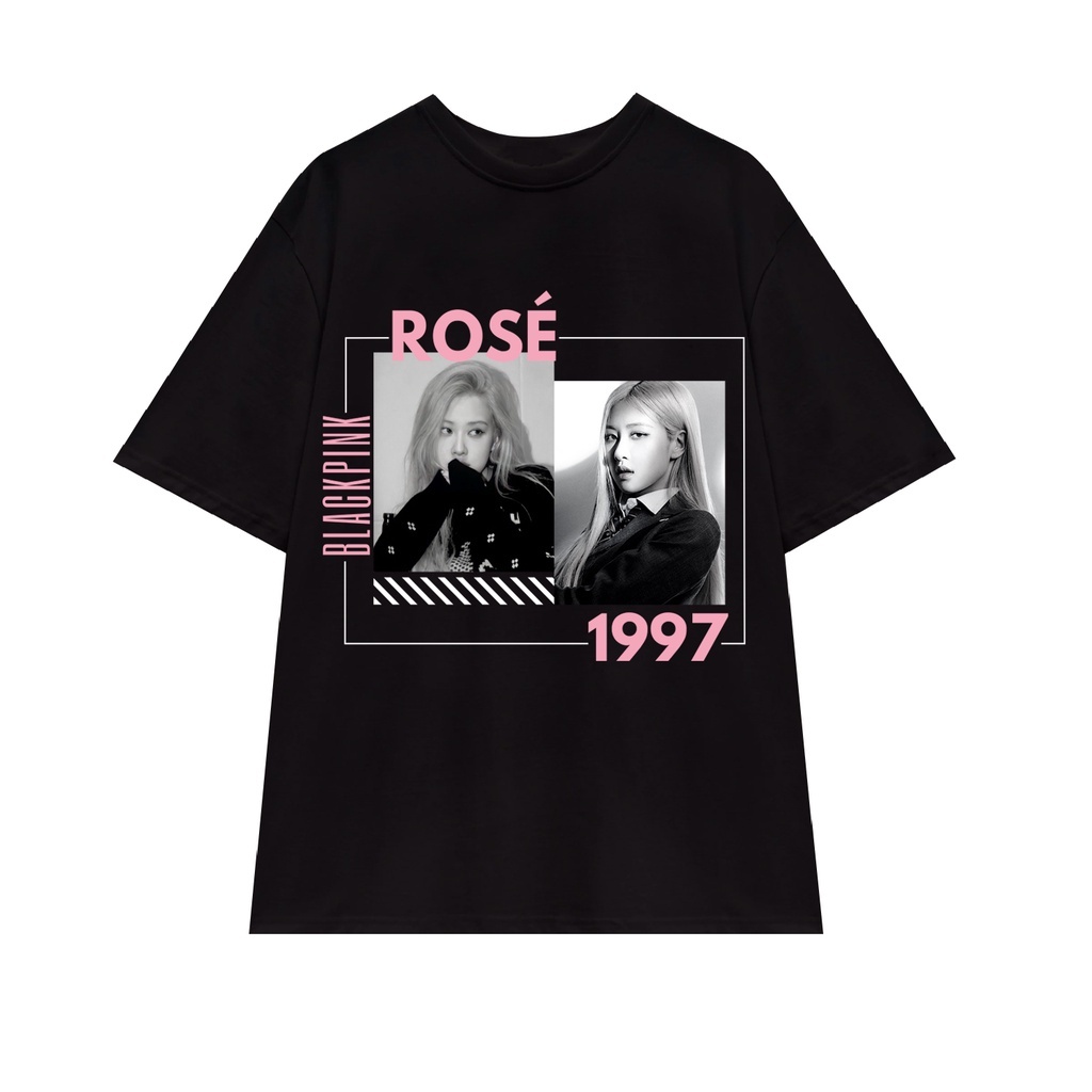 Black Pink Áo thun cao cấp 4 thành viên BlackPink, Jisoo, Jennie, Lalisa, Rose, Blink, BP, Kpop