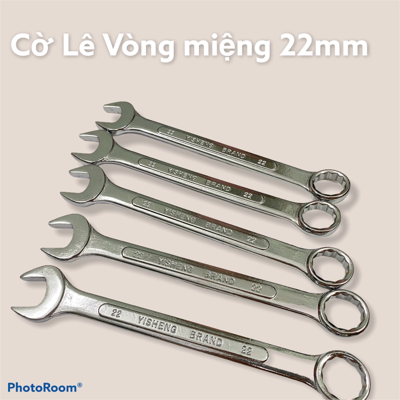 Cờ lê vòng miệng 22mm 2 đầu