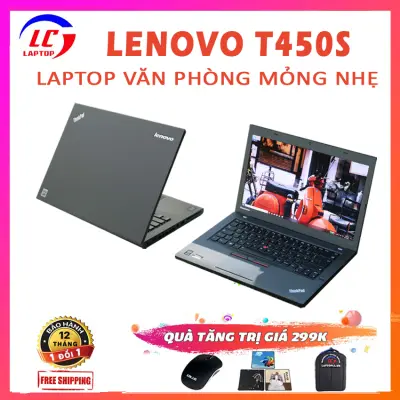 [Trả góp 0%]Laptop Chuyên Đồ Họa Cao Cấp Laptop Bền Đẹp Lenovo Thinkpad T450s i5-5300U VGA On Intel HD 5500 Màn 14 inch Full HD Laptop Lenovo