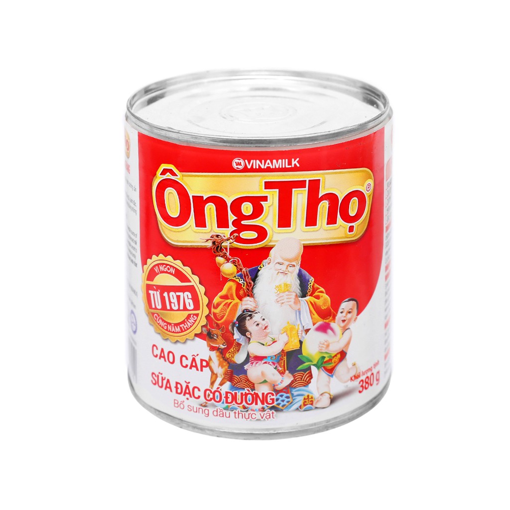 Sữa Đặc Có Đường Ông Thọ Đỏ Lon 380g