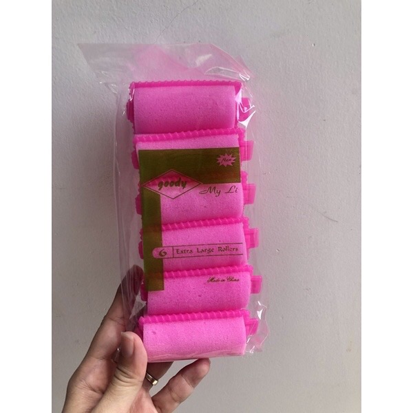 [HCM]6 Ống cuốn tóc mút gọng nhựa