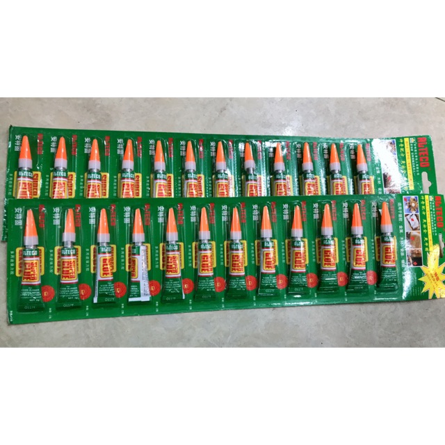 Vỉ 12 tuýp keo dán đa năng siêu dính ( 12 tuýp)