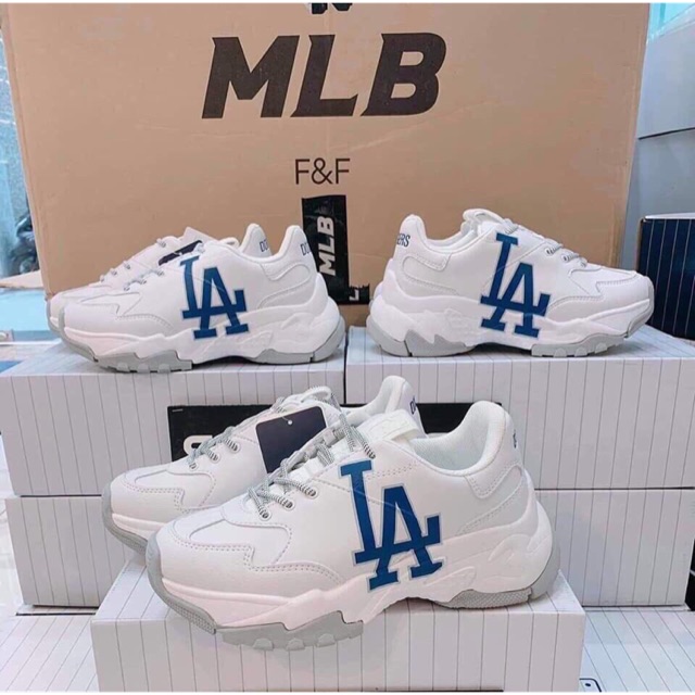 Giày Thể Thao Sneaker MLB Yankees L.A Trắng