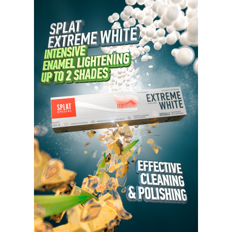 Kem Đánh Răng thảo mộc SPLAT special  EXTREME WHITE Siêu Trắng  75ml