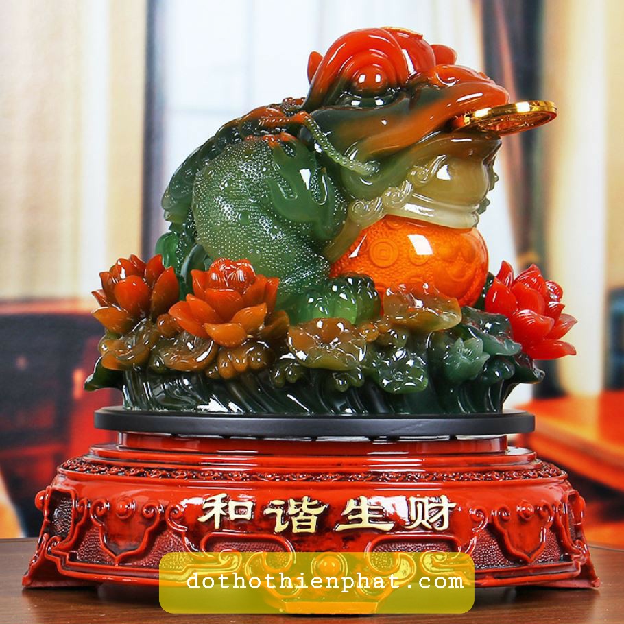 Thiềm thừ phong thủy cao 28 cm