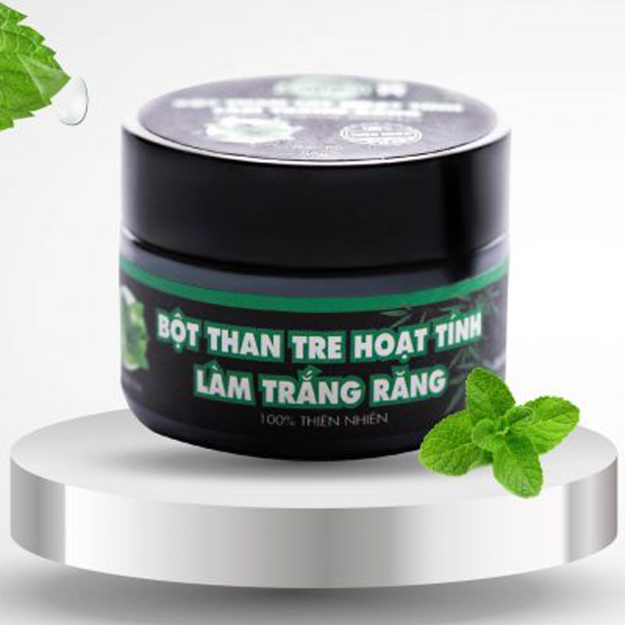 Zenpali Bột Than Tre Hoạt Tính Trắng Răng [Hàng Chuẩn Cty]