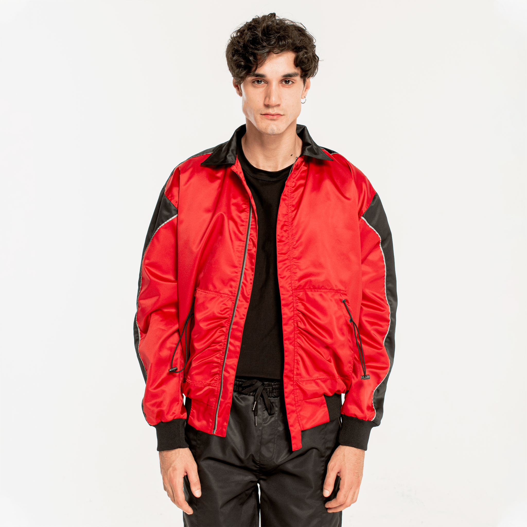 FOMO Áo khoác dù Unisex DRAWSTRING JACKET