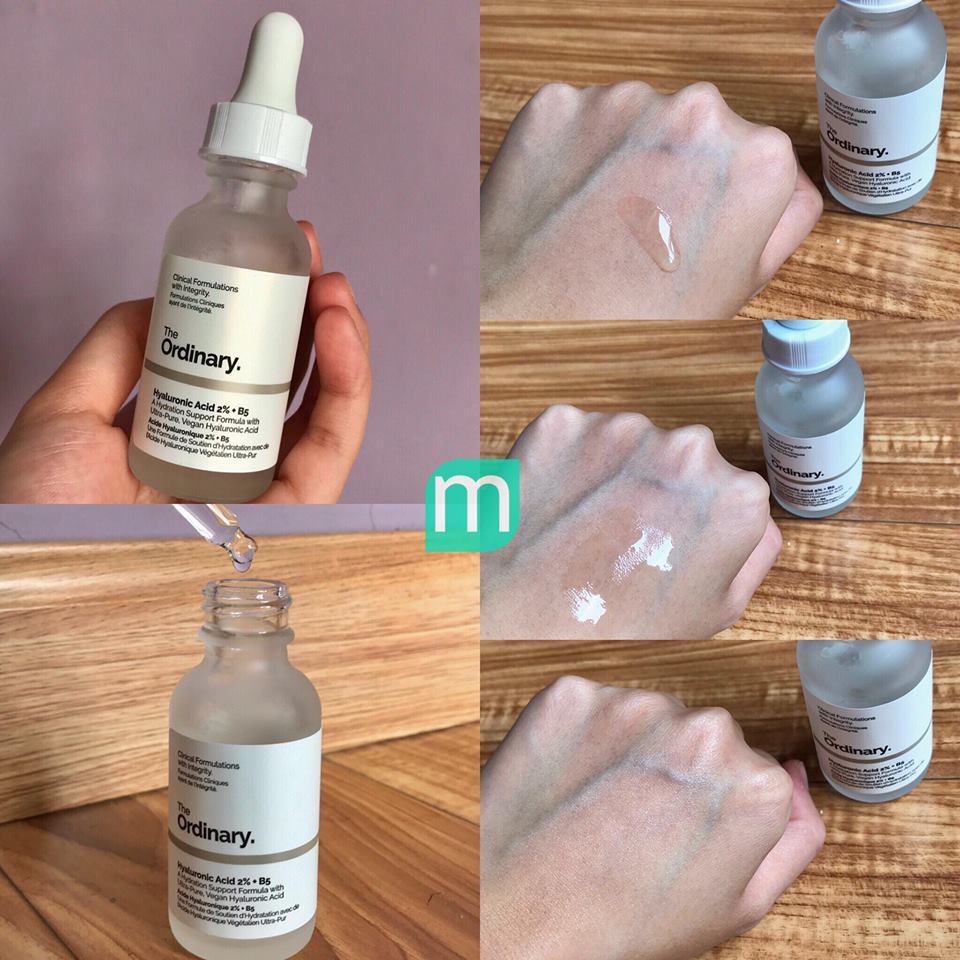 Serum cấp nước và hồi phục da The Ordinary Hyaluronic Acid 2% + B5