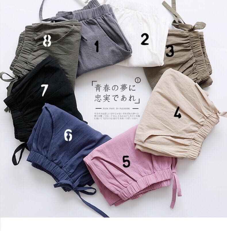 quần short đùi chất đũi mát