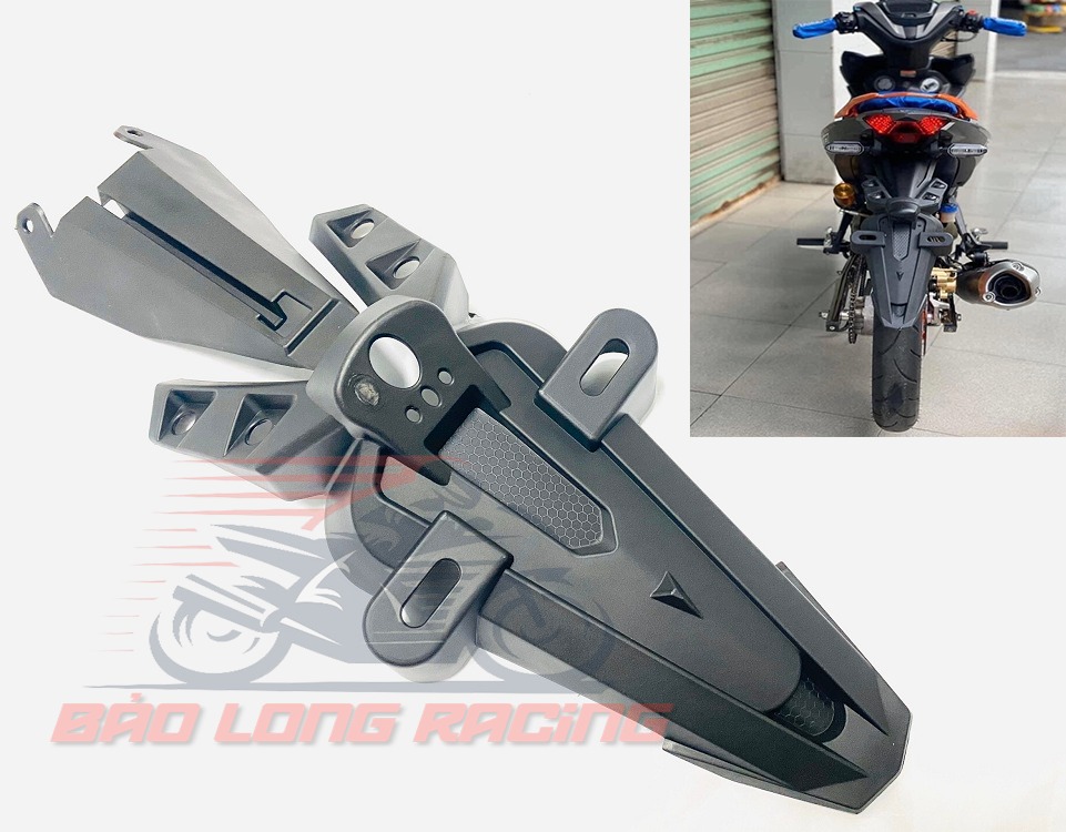 Đuôi dè gắn Exciter 150 kiểu Malay nhựa ABS xịn