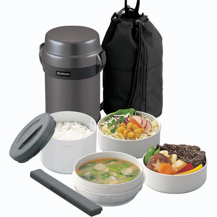 Hộp đựng giữ nhiệt 4 ngăn zojirushi sl-jaf14-ja
