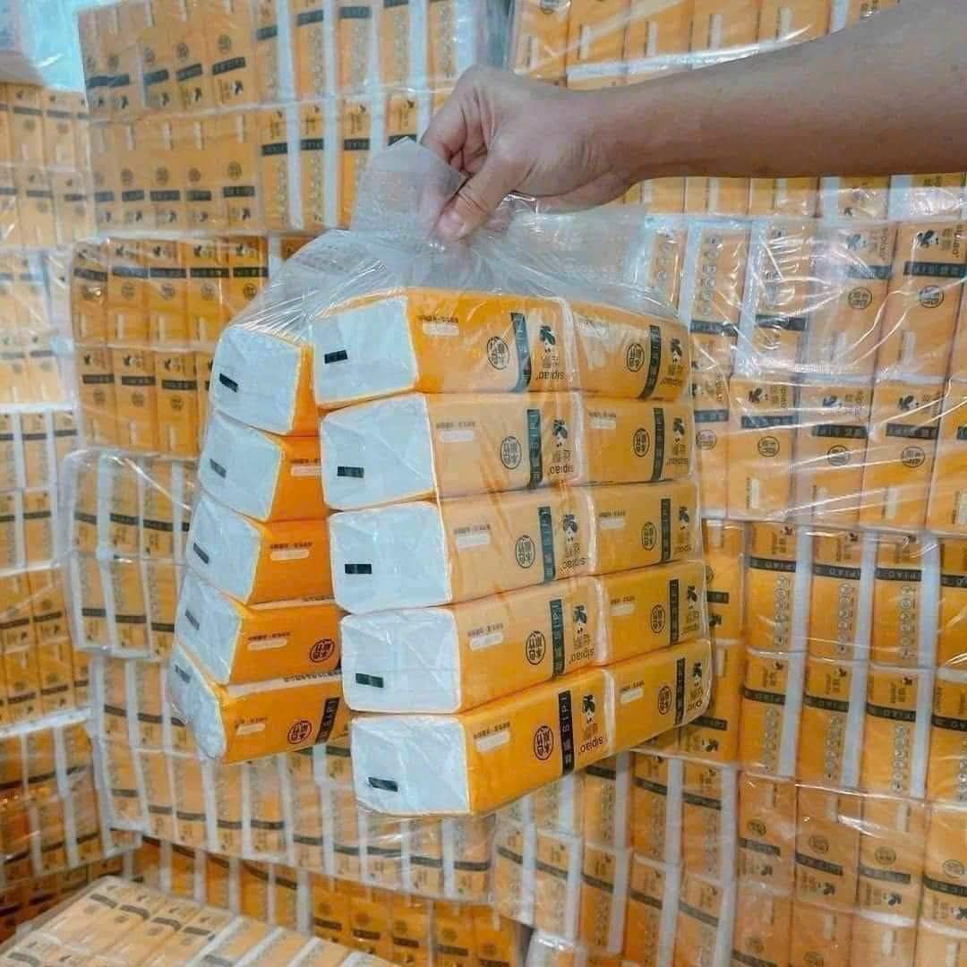 Túi 10 Gói Giấy Gấu Trúc- giấy ăn gấu trúc- giấy sipao