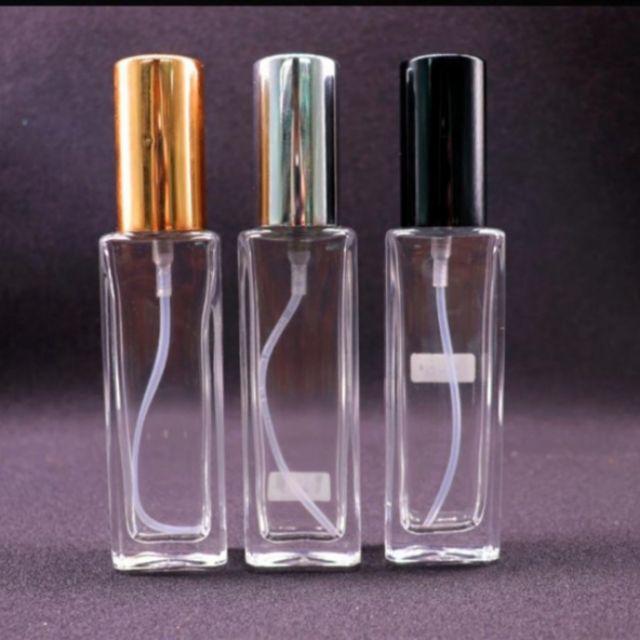 Lọ chiết nước hoa 20ml trụ vuông (Ống chiết nước hoa/Vỏ chiết nước hoa/Chai chiết nước hoa)