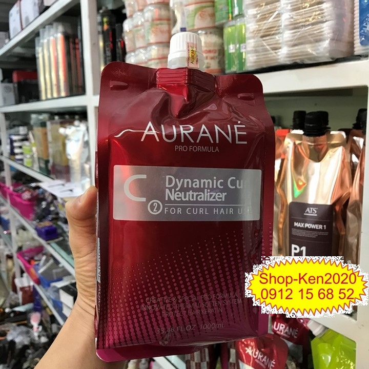 Thuốc uốn duỗi ép tóc Aurane Pháp 1000ml x2 (N+C & N+S) Aurané
