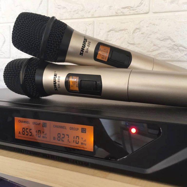 Micro karaoke không dây Shure SH888