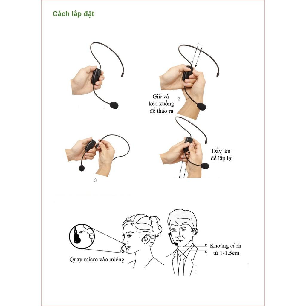 Microphone gài tai không dây 2.4G XXD-18
