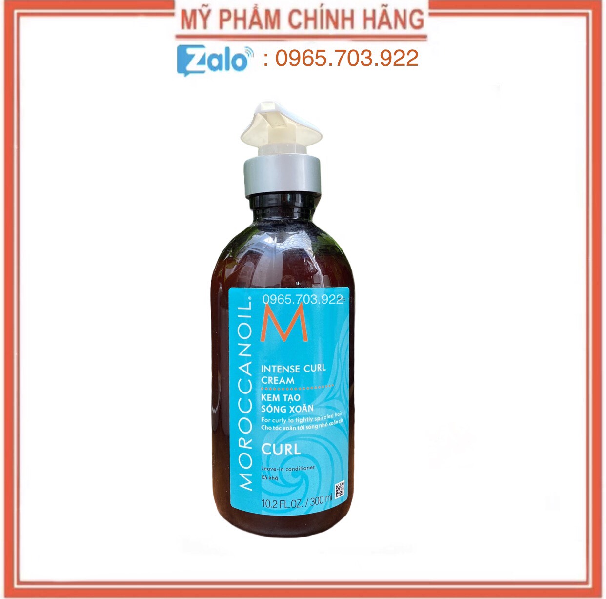 [ MOROCCANOIL CHÍNH HÃNG ] KEM TẠO SÓNG XOĂN MOROCCANOIL INTENSE CURL CREAM 300ML