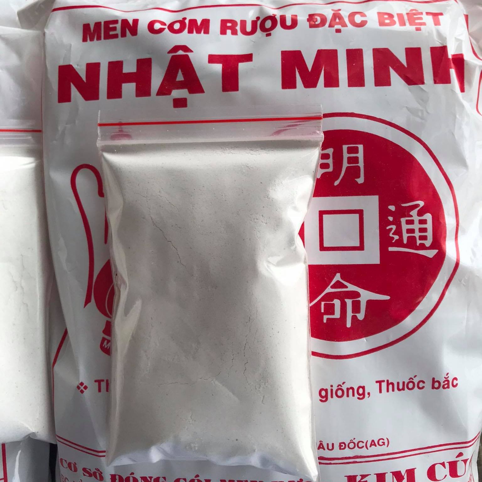 [1 gói nấu 10kg nếp] Men ngọt, men làm rượu nếp cái/nếp cẩm/bánh bò, men ủ rượu, men nhuyễn mịn