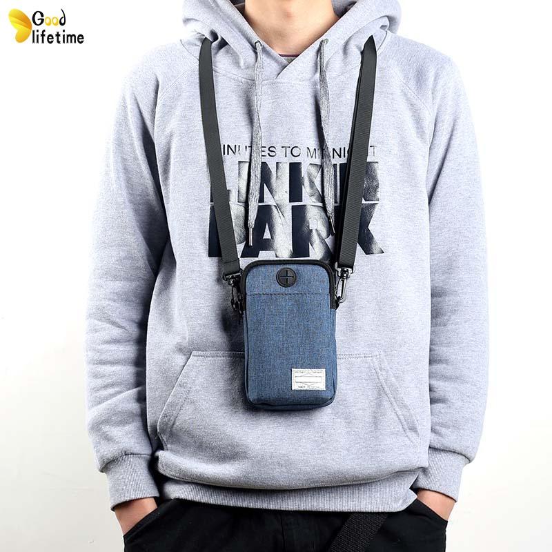 Glt túi đựng điện thoại chống nước đa năng túi đeo chéo mini có tai nghe lỗ