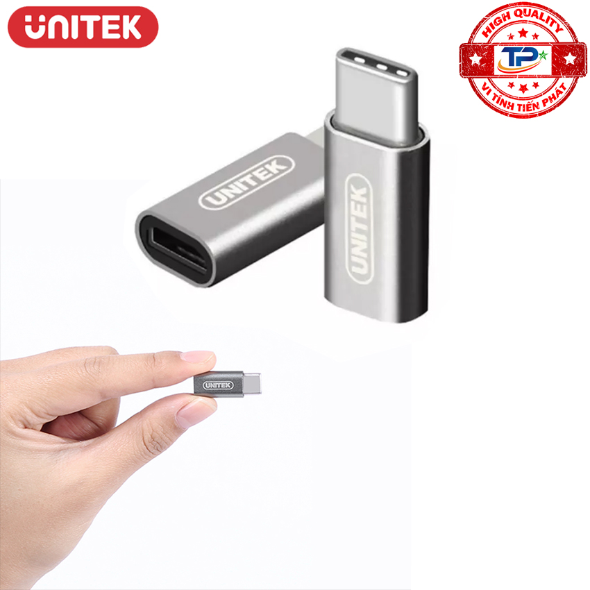 Đầu chuyển USB 3.1 USB Type-C Sang Micro USB Cái Unitek Y-A027AGY