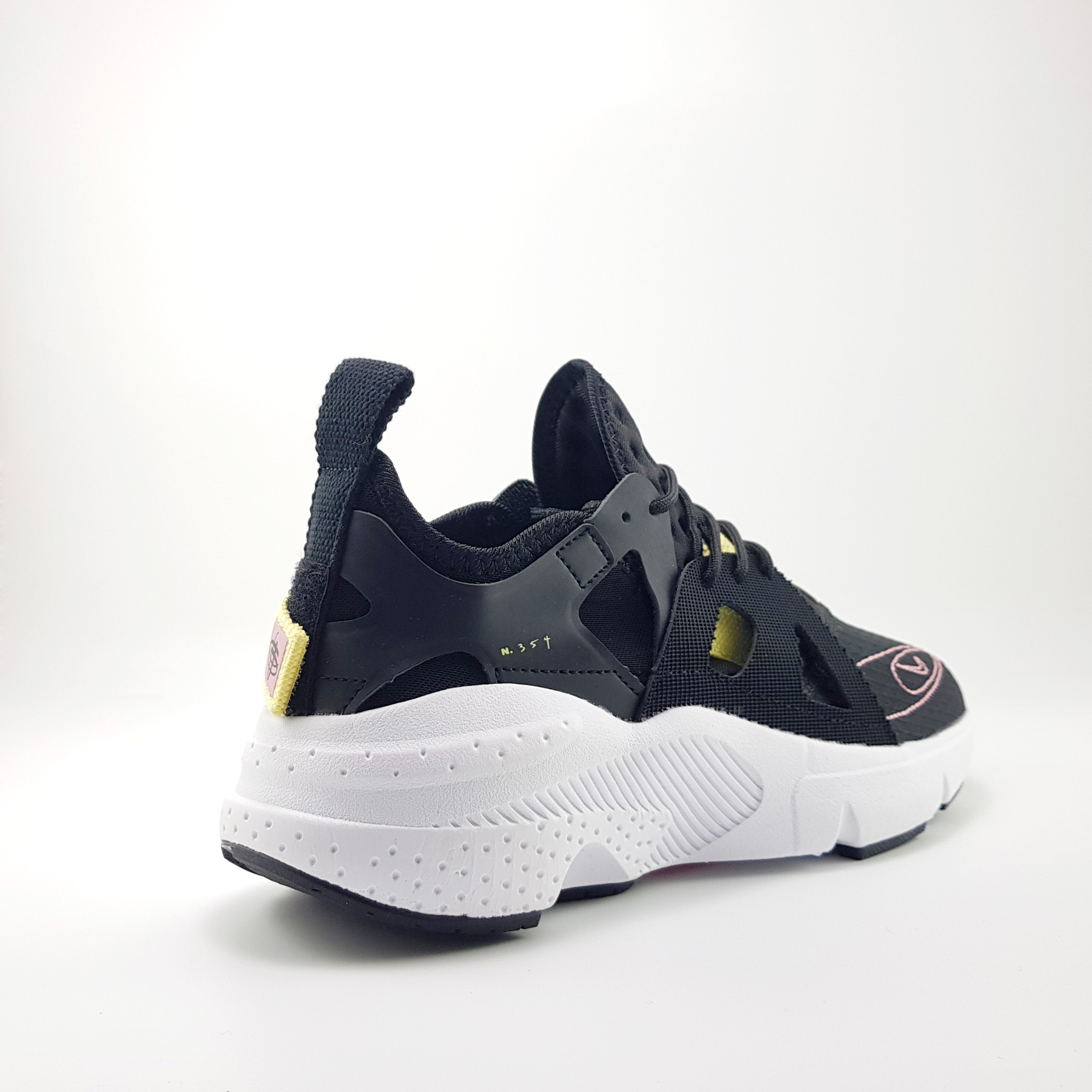 Giày thể thao Huarache N.354 Black White Yellow