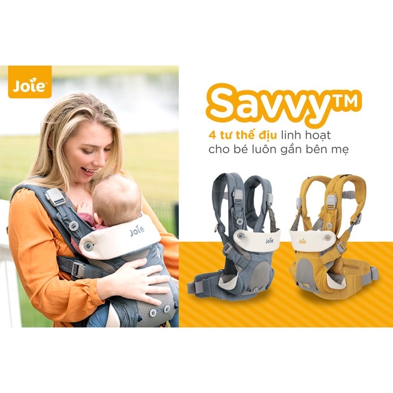 Địu trẻ em Joie Savvy 4 tư thế (chính hãng )