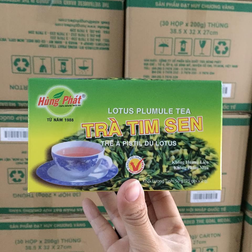 Trà Tim Sen Hùng Phat 50gr 25 gói/hộp