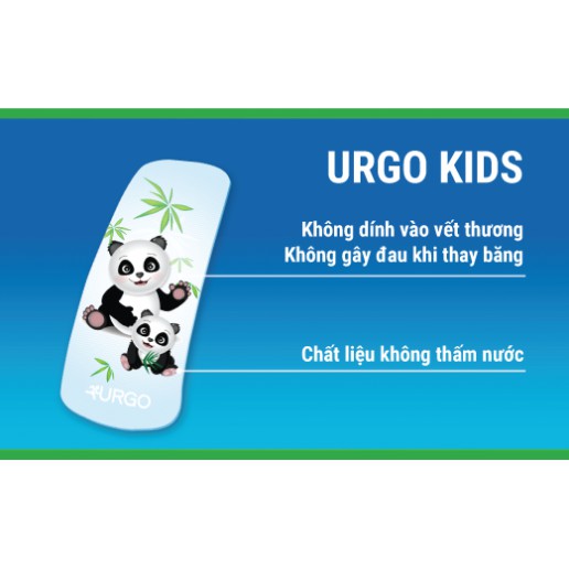 Băng dán cá nhân trẻ em Urgo kid ( hộp 8 miếng )