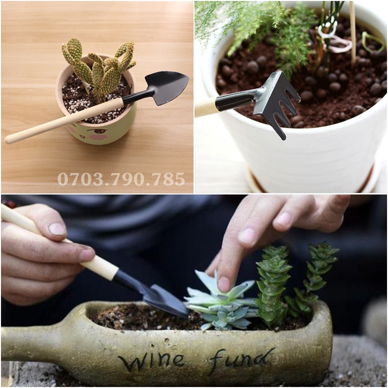 [HCM]Bộ Dụng Cụ Làm Vườn 3 Món